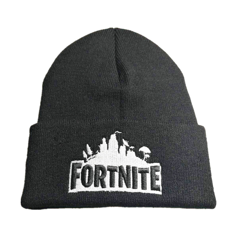 Fortnite Winter Warm Hat Black Adult Outdoor Activity Cap